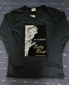 Betty Boop 長袖Tシャツ 黒