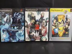 【動作確認済】ペルソナ3、3FES、4THE BEST版 セット 中古 値引き可