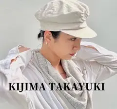 KIJIMA TAKAYUKI キジマ タカユキ リネン マリン キャップ