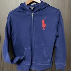 Polo Ralph Lauren ネイビー パーカー M (10-12)