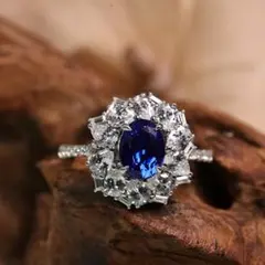 ラボグロウン・ピンクサファイア 2ct／オーバルカット／クラシックハローリング ラボグロウン・ピンクサファイア 2ct／オーバルカット／クラシック