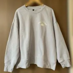 H&M エイチアンドエム スウェット トレーナー くすみブルー XL