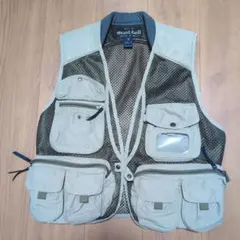 mont-bell フィッシングベスト Mサイズ ベージュ 90s 00s
