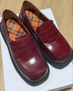YOSUKE厚底 ローファー バーガンディ 37.箱ありのサムネイル