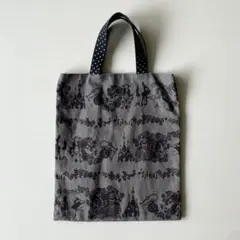 ハンドメイド　トートバッグ ペタンコ　A4