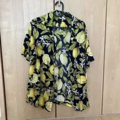 H&M レモン柄 半袖シャツ アロハシャツのサムネイル