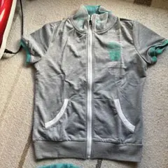 グレー ジップアップ パーカー＆ジョガーパンツ セット