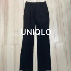 美品　UNIQLO ストレッチパンツ　ウエスト58 ブラック