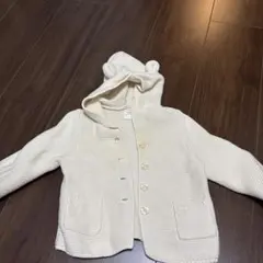 baby GAP フード付きカーディガン 12-18ヶ月 アイボリー