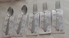 おそ松さん　ラテ松　スプーン　フォーク おそ松　十四松　トド松　カラ松　チョロ松