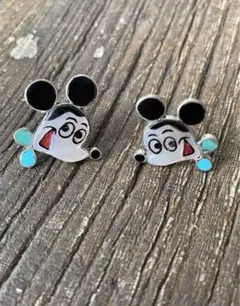 ☆*☆様 vintage ズニ族 ミッキー ペンダントトップ ブローチ ズニ族 ミッキー インディアンジュエリー ペンダントトップ