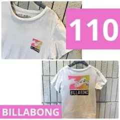 ♥️即発送♥️BILLABONG ロゴTシャツ　半袖　110 薄いオレンジのサムネイル