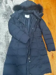 UNTITLED ファー付きロングダウンコート