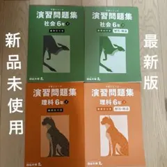 四谷大塚　予習シリーズ　演習問題集　社会&理科　6年下　難関校対策