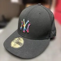 New Era 59FIFTY ブラック キャップ 7 3/8