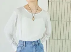 テンセル混クルー