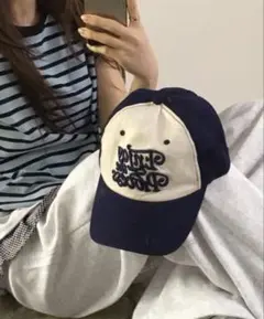 amood ベースボールキャップ 帽子 ブラックのサムネイル