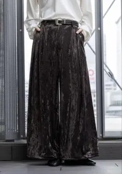 ベロア スラックス