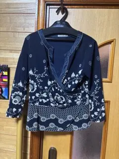 HANAEMORI 花柄 五分袖シャツ 38 新品未使用 - メルカリ
