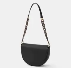 【新品・未使用】GU　ショルダーバッグ　チェーンバッグ　ブラック