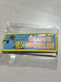 PLAZA スーベニアキーホルダー　スポンジボブ GLOVE WORLD