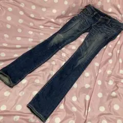 マウジー　スキニーデニム ダークブルー