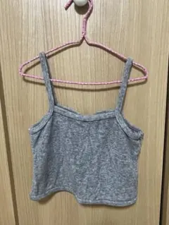 monmimi モンミミグレー ボタン付きビスチェ XLセットアップ3点　韓国