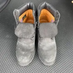 【美品】Timberland 防水レザー ハイカットブーツ ブラック