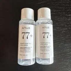 未開封 anua 77+ HEARTLEAF HYALURON 40ml 2本