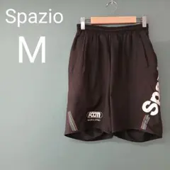 ​スパッツィオ プラクティス ハーフ パンツ M ブラック ロゴ サッカー 古着のサムネイル