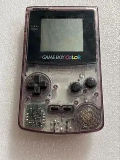 任天堂 ゲームボーイカラー 本体 クリアパープル ジャンク