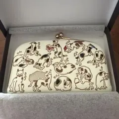 アナスイ スネーク 猫ちゃん ミニ財布 カードケース ホワイト系 - メルカリ