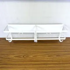 [2개 세트] 야마자키 짓츠교 타워 세탁기 사이드 마그네틱 랙 타워 화이트