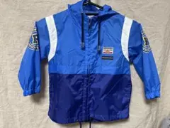 パーソンズ ナイロンジャケット  100 青いフード付きコート 100cm