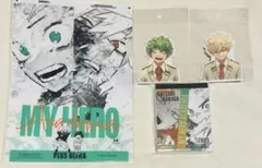 僕のヒーローアカデミア　緑谷 爆豪 クリアファイル　ステッカー　幼馴染メモ