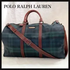 POLO RALPH LAUREN ブラックウォッチ ボストンバッグ チェック柄