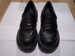 RAGEBLUE トラックソール厚底コインローファー