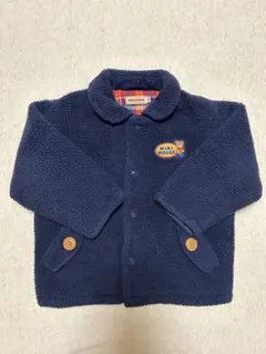 ミキハウス フリースジャケット 90 ネイビー