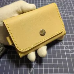 カードケース付きキーケース本革ハンドメイド