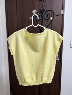 VIS イエローニット半袖トップスのサムネイル