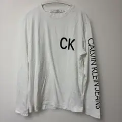カルバンクラインジーンズ メンズ ホワイト ロング tシャツ 長袖 サイズSのサムネイル