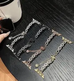 SHEIN Applewatch バンド ダイヤモンド装飾