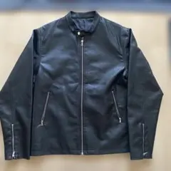 シングルライダースジャケット ブラック