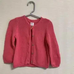 H&M ピンク コットン　カーディガン