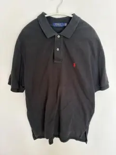 Polo by Ralph Lauren ブラックポロシャツ XXL - メルカリ