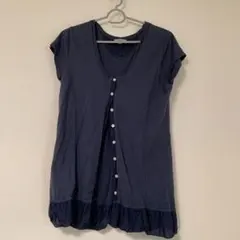 スポーティフ　半袖ロングカーディガン