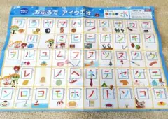 ポピー　あおどり　おふろ　カタカナ　ひらがなポスター