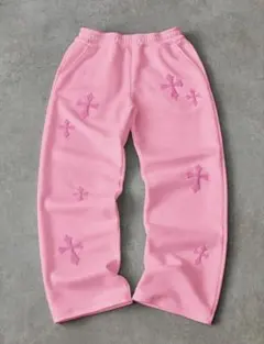 ピンクスウェットパンツ