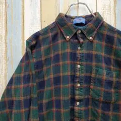 HA78☆ペンドルトン☆長袖シャツ☆ウールシャツ☆チェック柄☆USA製☆90s