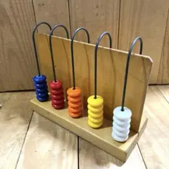 【玉遊び　おもちゃ玩具】 昭和レトロ品　　木製　〈中古品〉　Ⓜ︎